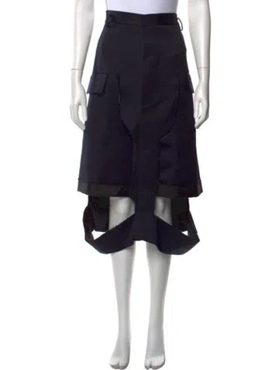 Pre-owned Maison Margiela 2020 Midi Length Skirt In Blue