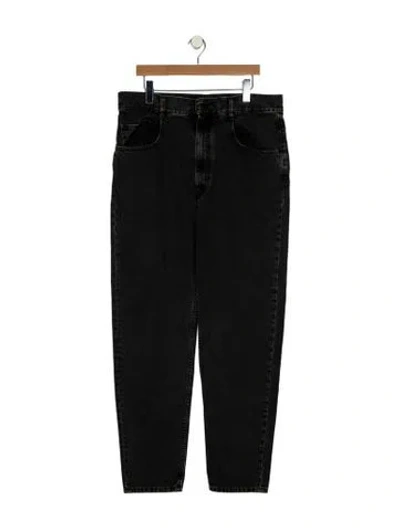 Pre-owned Maison Margiela 2020 Straight Leg Jeans In Black