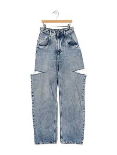 Pre-owned Maison Margiela 2020 Straight Leg Jeans In Blue