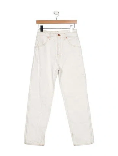 Pre-owned Maison Margiela 2020 Straight Leg Jeans In White
