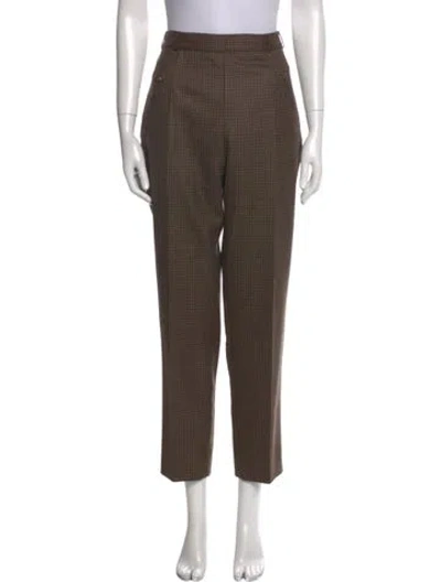 Pre-owned Maison Margiela 2020 Straight Leg Pants In Brown