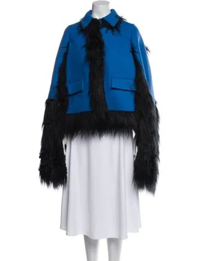 Pre-owned Maison Margiela 2020 Virgin Wool Cape In Multi