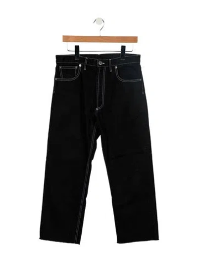 Pre-owned Maison Margiela 2020 Wide Leg Jeans In Black