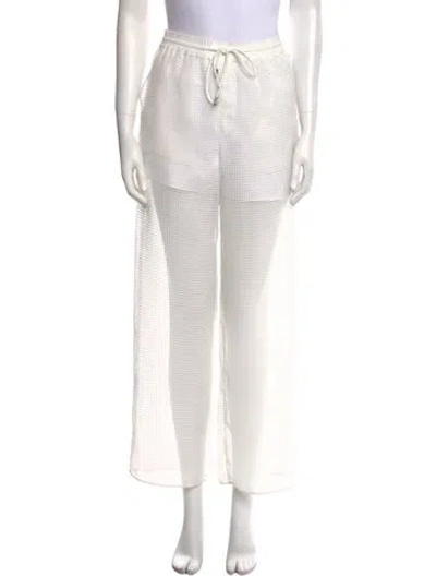 Pre-owned Maison Margiela 2020 Wide Leg Pants In White