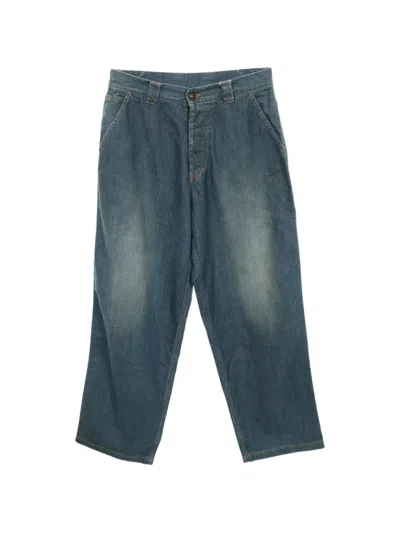 Pre-owned Maison Margiela 2020 Wide-leg Jeans In Blue