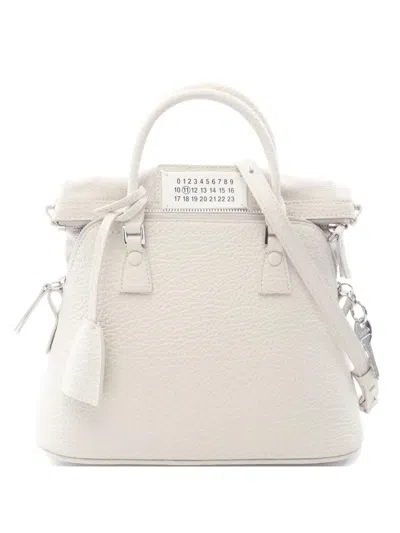 Pre-owned Maison Margiela 2020s Mini 5ac Two-way Handbag In White