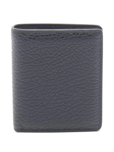 Pre-owned Maison Margiela 2020s Snap-fastening Bi-fold Wallet In Black