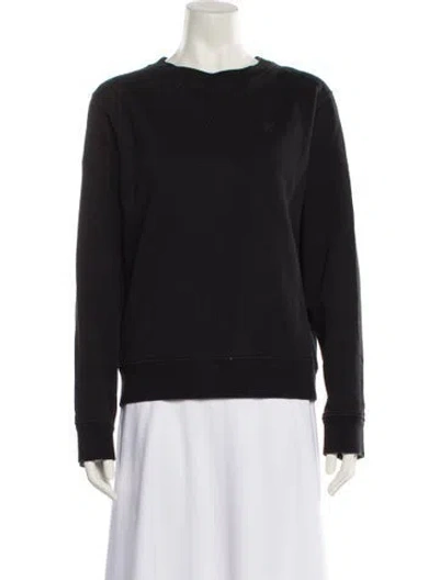 Pre-owned Maison Margiela 2021 Bateau Neckline Sweatshirt In Black