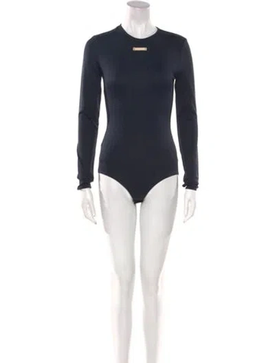 Pre-owned Maison Margiela 2021 Crew Neck Bodysuit In Blue