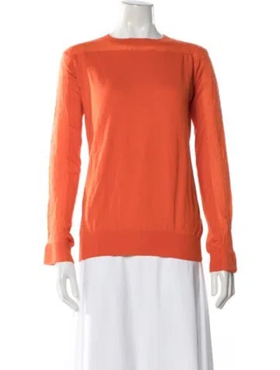 Pre-owned Maison Margiela 2021 Crew Neck Sweater In Orange