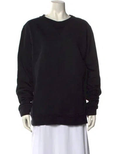 Pre-owned Maison Margiela 2021 Crew Neck Sweatshirt In Black