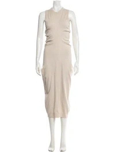 Pre-owned Maison Margiela 2021 Long Dress In Neutral