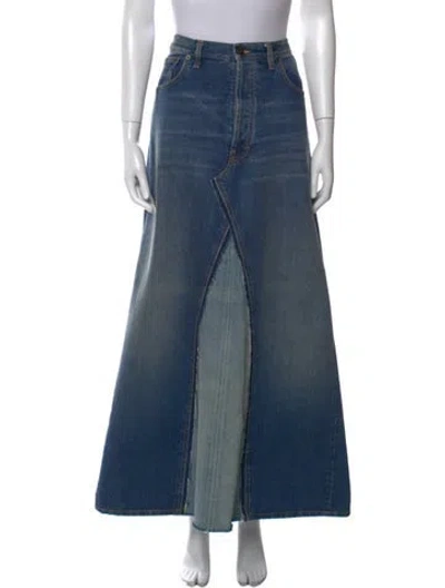 Pre-owned Maison Margiela 2021 Long Skirt In Blue