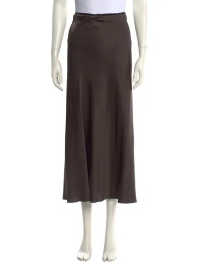 Pre-owned Maison Margiela 2021 Midi Length Skirt In Brown