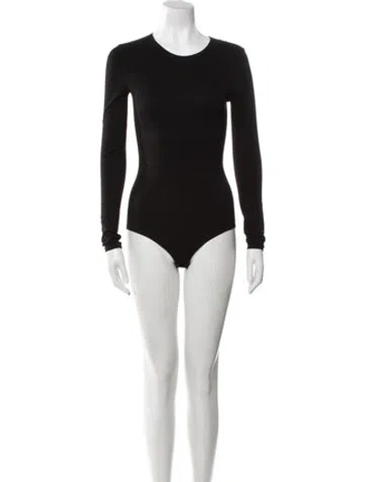Pre-owned Maison Margiela 2021 Nylon Bodysuit In Black