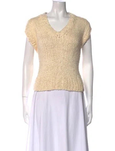 Pre-owned Maison Margiela 2021 Silk Sweater In Neutral