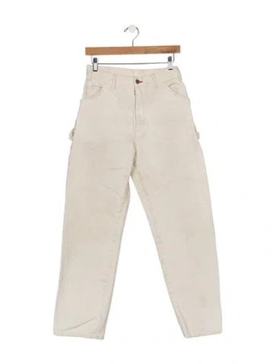 Pre-owned Maison Margiela 2021 Straight Leg Jeans In Neutral