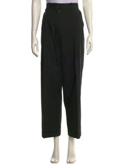 Pre-owned Maison Margiela 2021 Straight Leg Pants In Black
