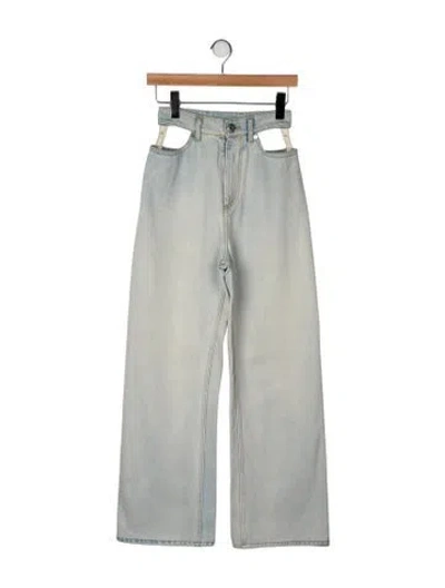 Pre-owned Maison Margiela 2021 Wide Leg Jeans In Blue