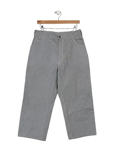 Pre-owned Maison Margiela 2021 Wide Leg Jeans In Blue
