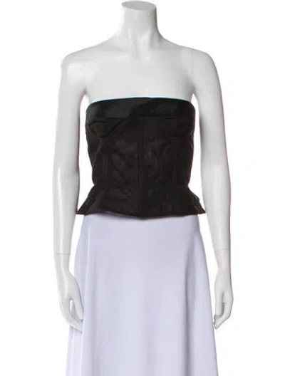 Pre-owned Maison Margiela 2022 Corset Crop Top W/ Tags In Black