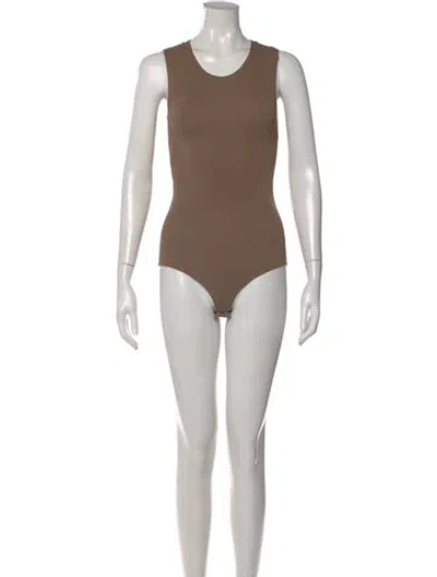 Pre-owned Maison Margiela 2022 Crew Neck Bodysuit In Neutral