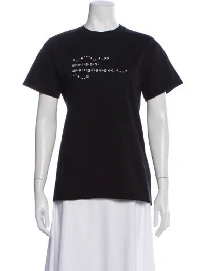 Pre-owned Maison Margiela 2022 Font Generator T-shirt In Blue