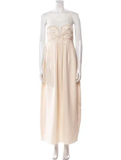 Pre-owned Maison Margiela 2022 Long Dress In Neutral