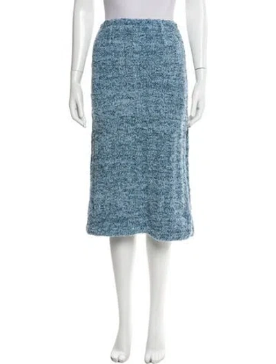Pre-owned Maison Margiela 2022 Midi Length Skirt In Blue