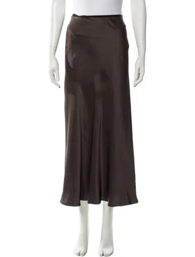 Pre-owned Maison Margiela 2022 Midi Length Skirt In Brown