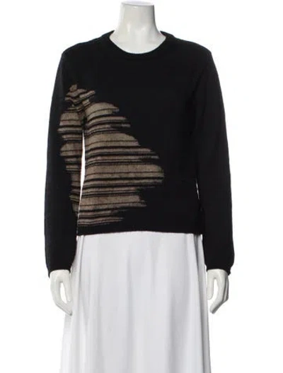 Pre-owned Maison Margiela 2022 Printed Sweater In Black