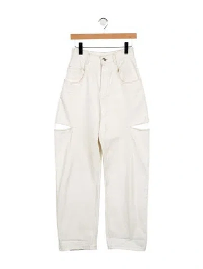 Pre-owned Maison Margiela 2022 Straight Leg Jeans In White