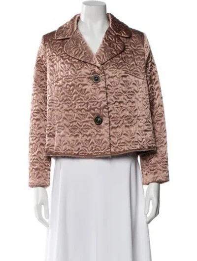 Pre-owned Maison Margiela 2022 Tweed Pattern Blazer W/ Tags In Pink