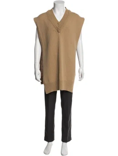 Pre-owned Maison Margiela 2022 V-neck Sweater Vest W/ Tags In Neutral