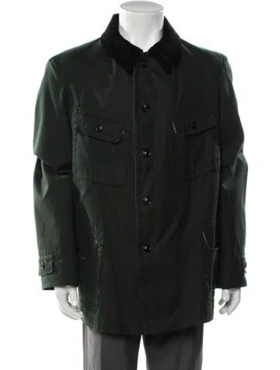 Pre-owned Maison Margiela 2022 Waxed Utility Jacket In Green