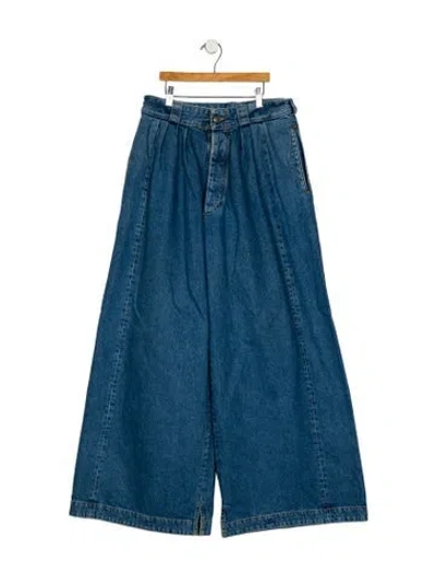 Pre-owned Maison Margiela 2022 Wide Leg Jeans In Blue