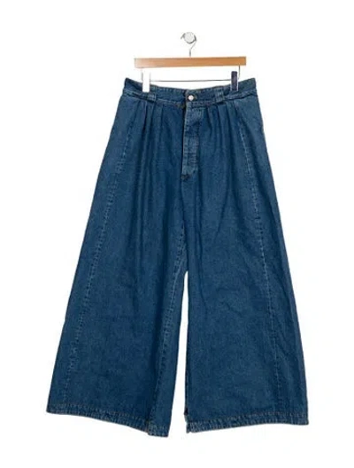 Pre-owned Maison Margiela 2022 Wide Leg Jeans In Blue