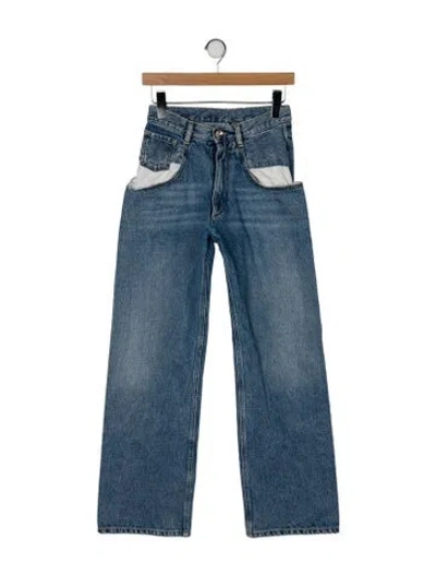 Pre-owned Maison Margiela 2022 Wide Leg Jeans In Blue