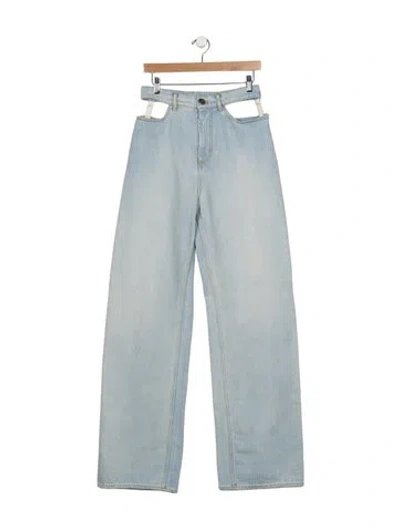 Pre-owned Maison Margiela 2022 Wide Leg Jeans In Blue