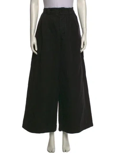 Pre-owned Maison Margiela 2022 Wide Leg Pants In Black