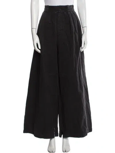 Pre-owned Maison Margiela 2022 Wide Leg Pants In Black