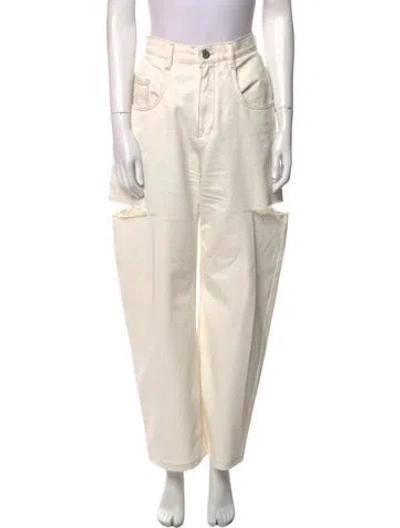 Pre-owned Maison Margiela 2022 Wide Leg Pants In Neutral