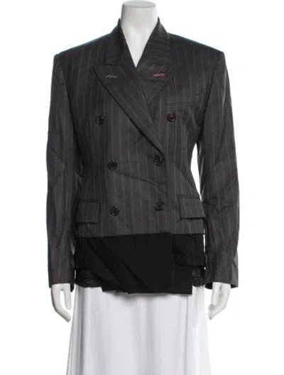 Pre-owned Maison Margiela 2022 Wool Blazer In Gray