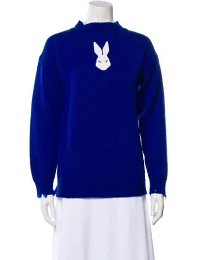 Pre-owned Maison Margiela 2022 Wool Sweater In Blue