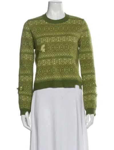 Pre-owned Maison Margiela 2022 Wool Sweater In Green