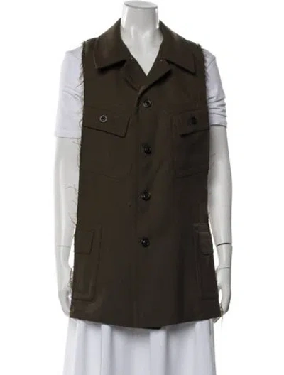Pre-owned Maison Margiela 2022 Wool Vest W/ Tags In Brown