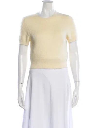 Pre-owned Maison Margiela 2023 Angora Sweater In White