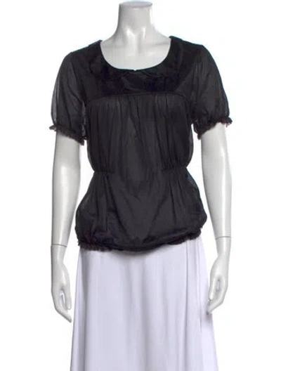 Pre-owned Maison Margiela 2023 Bodysuit Top In Black