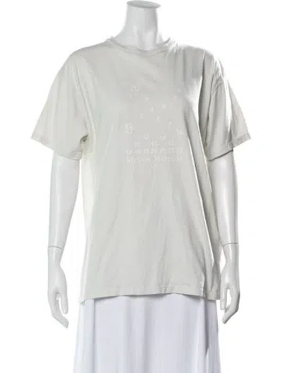 Pre-owned Maison Margiela 2023 Graphic Print T-shirt In Neutral