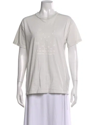 Pre-owned Maison Margiela 2023 Graphic Print T-shirt In White
